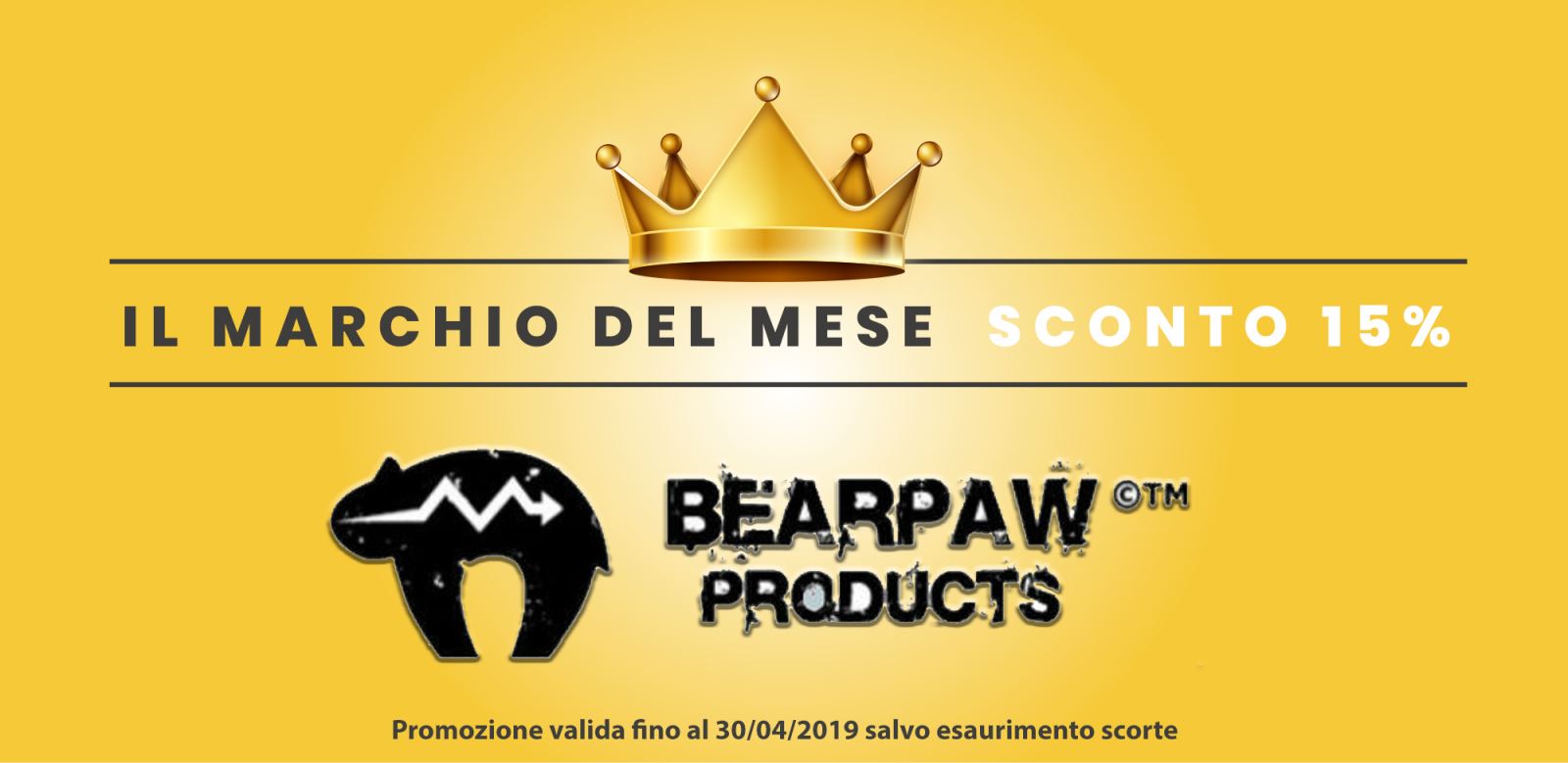 MARCHIO DEL MESE MARZO BEARPAW ARCHERY 2019 DISPORT